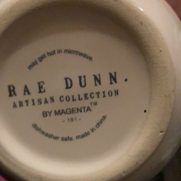 Rae Dunn round Halloween mug Pumpkin Head new black inside - Picture 4 of 4